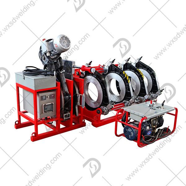 Máquina de solda de topo para solda de tubo HDPE
