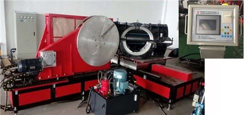 Máquina de montagem de oficina SDG450 Encaixe de tubulação de Hdpe