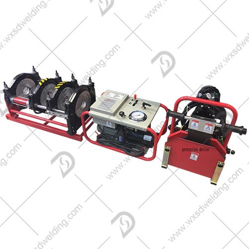 Máquina de solda por fusão de topo para PP HDPE